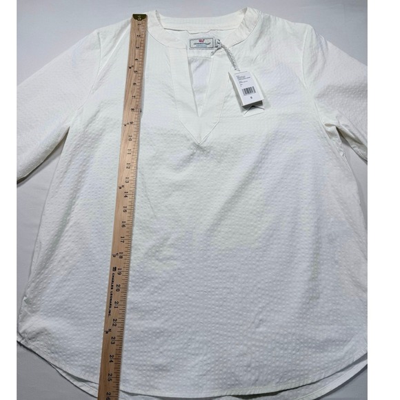 Vineyard Vines Harbor Savannah Popover Top - NWT - Small - Picture 5 of 6
